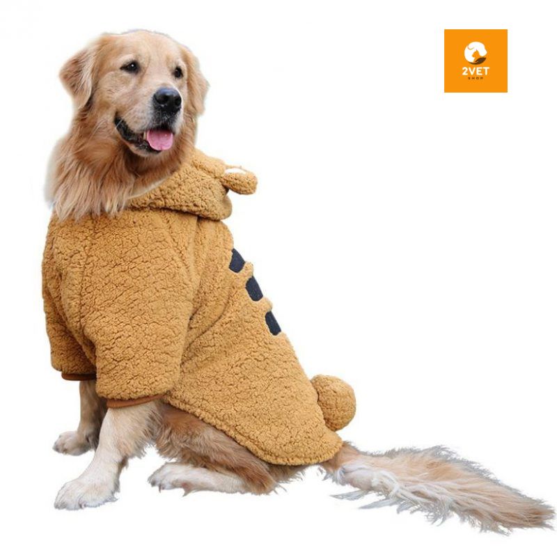 Áo dành cho chó ngầu đét có mũ vào mùa đông